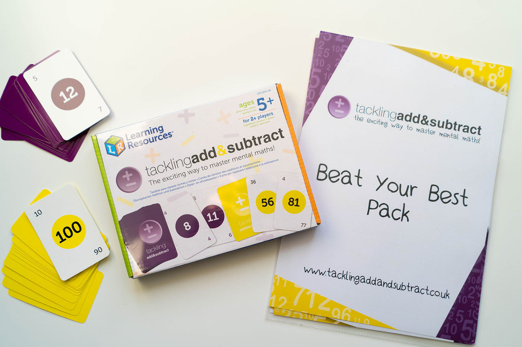 Tackling Add & Subtract Student Set and “Beat Your Best“ Pack (For use at home)