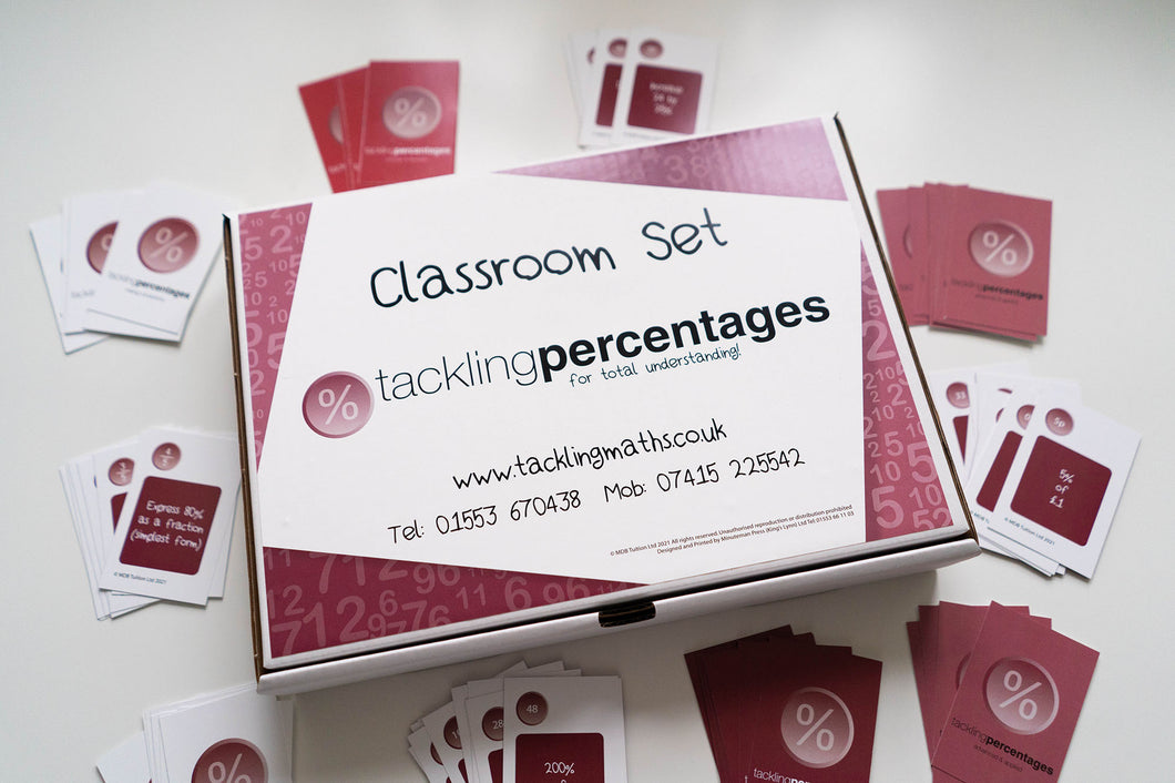 Tackling Percentages Classroom Set