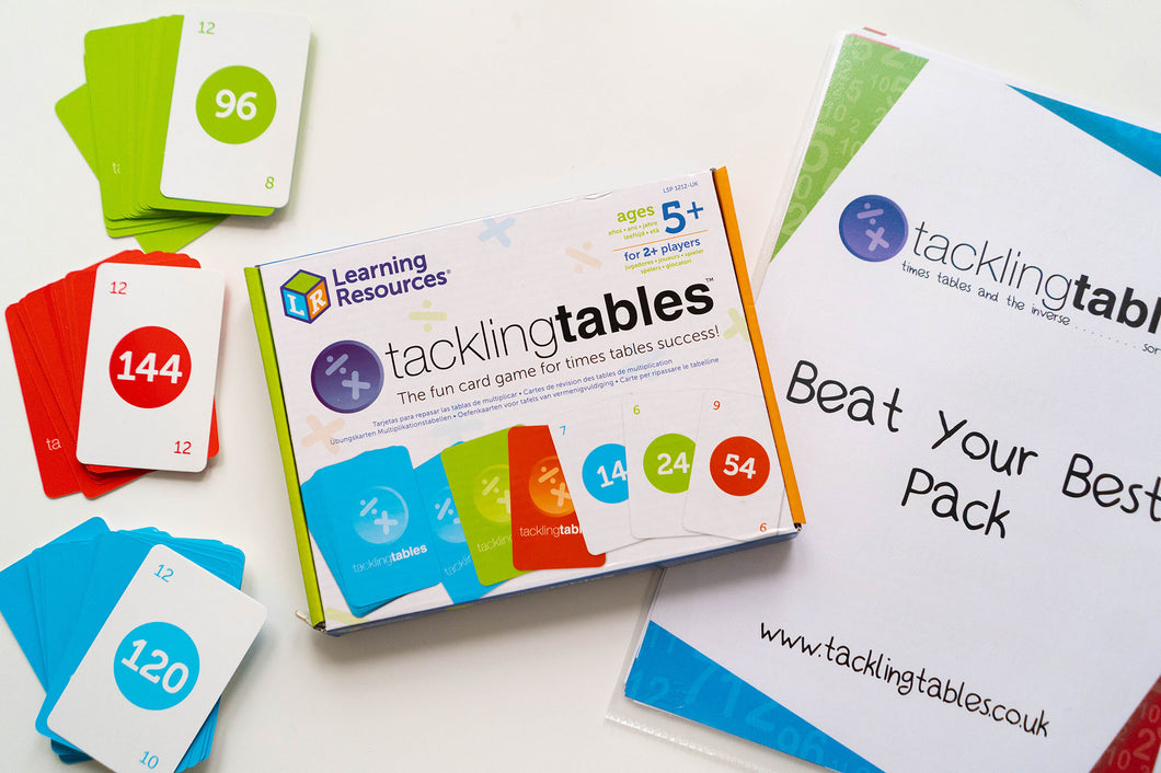 Tackling Tables Student Set & “Beat Your Best” Pack (For use at home)